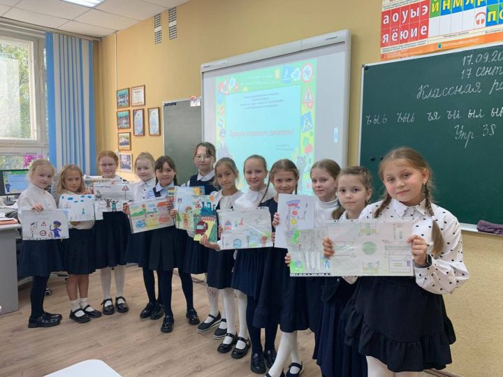 В гимназии N 3 прошли мероприятия к Единому дню безопасности дорожного движения