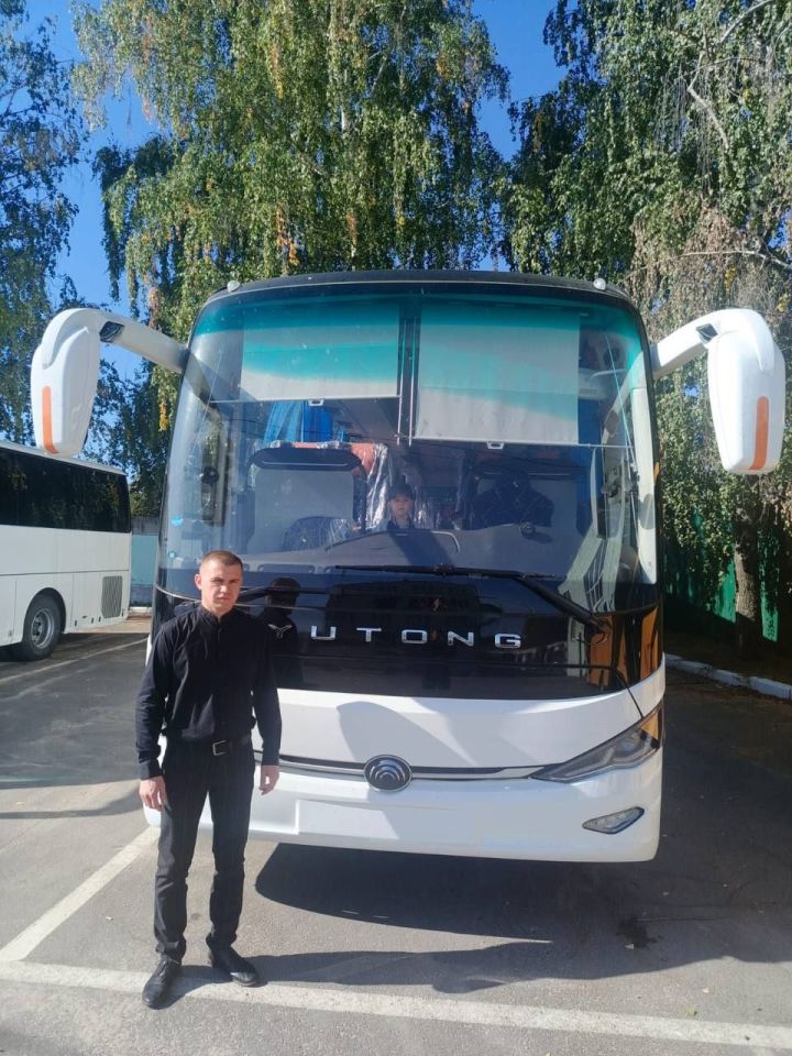 Автопарк ЗПАТП пополнился новым современным автобусом Yutong, который теперь будет курсировать на маршруте №104