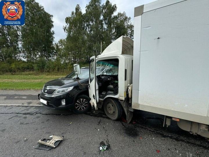 В ДТП в Лаишевском районе РТ с тремя легковушками и грузовиком пострадал ребенок