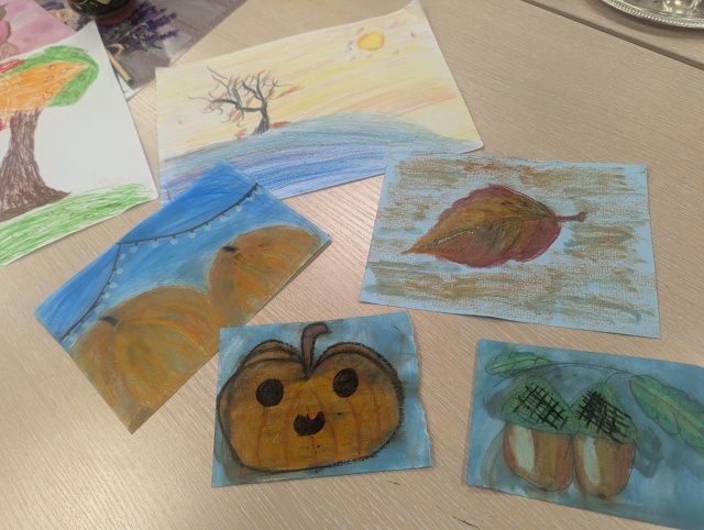 Краски осени в подростковом клубе  «Авангард – Разноцветная зебра»