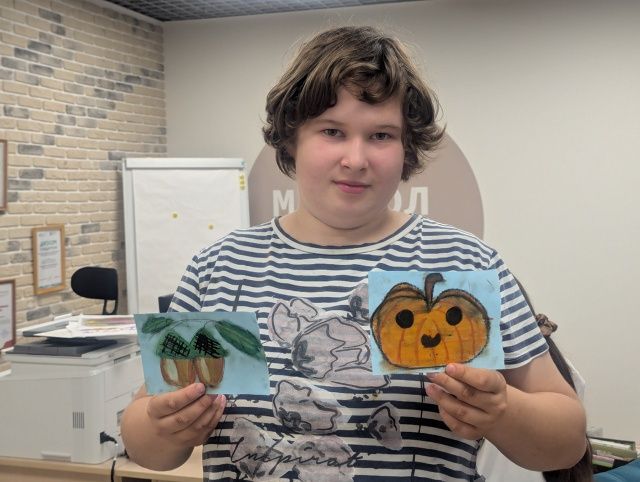 Краски осени в подростковом клубе  «Авангард – Разноцветная зебра»