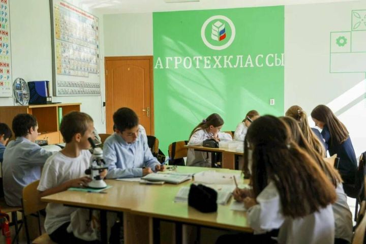 В 2025 году в Татарстане агротехнологические классы открылись в 20 школах