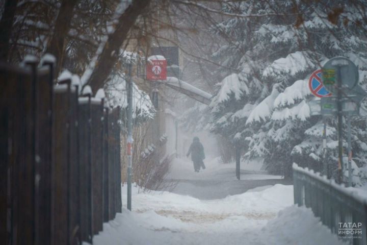 Жителей Татарстана ждет похолодание до -27 градусов  18 января