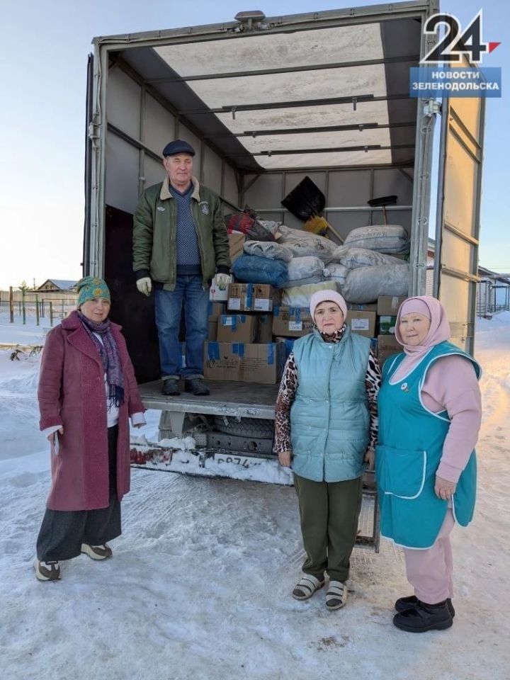 Нурлатские волонтеры отправили 107-ю партию гуманитарного груза в зону СВО