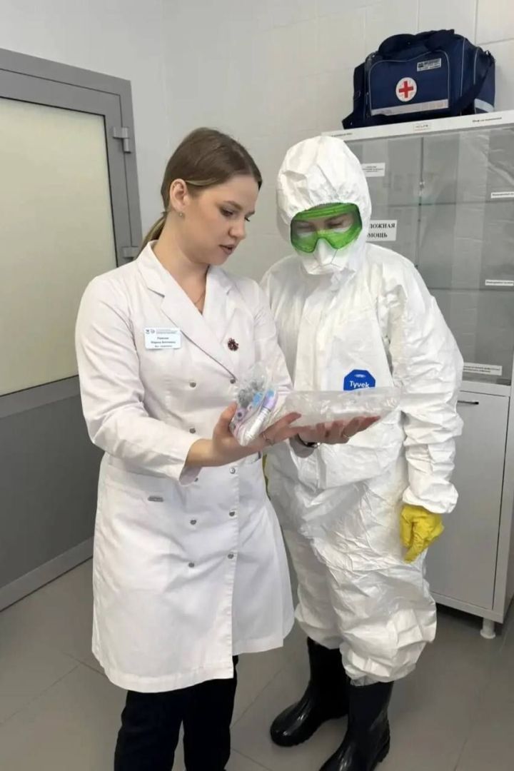 В Осиновской поликлинике прошла учеба по особо опасным инфекциям