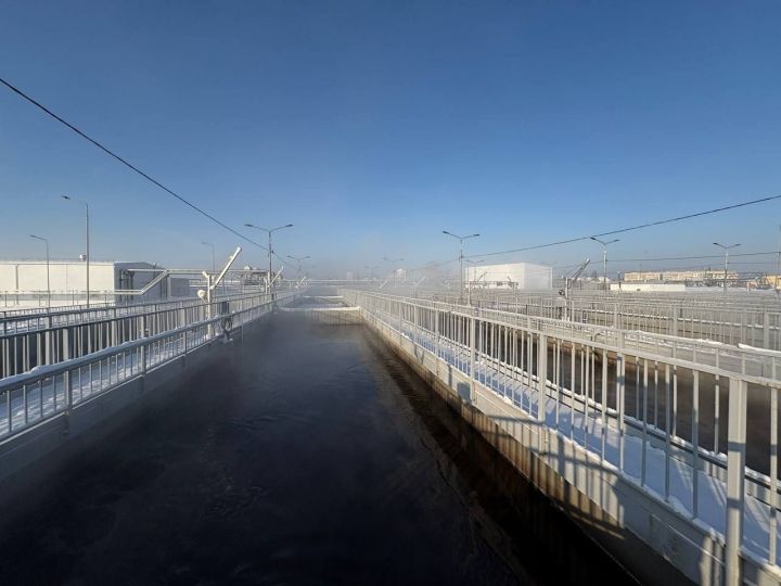 Биологические очистные сооружения п. Васильево посетил руководитель Росприроднадзора Татарстана Фаяз Шакиров