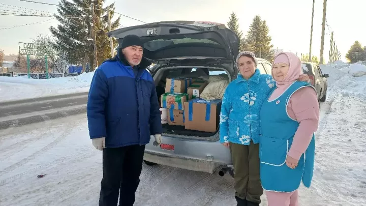 Волонтерский штаб «Надежда» села Нурлаты отправил 108-й по счету гуманитарный груз