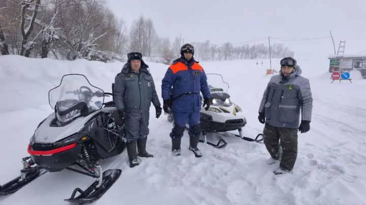 В Зеленодольске прошел рейд по снегоходам
