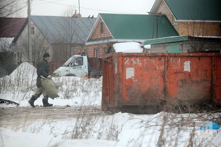 Во время новогодних каникул из Казани каждый день вывозят более тысячи тонн мусора