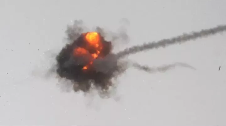 В поселке Залесный сбили БПЛА