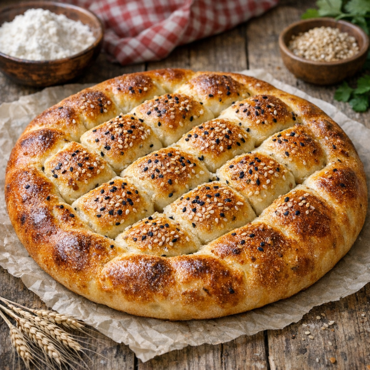 Секрет настоящего турецкого хлеба «Рамазан пиде» в домашних условиях