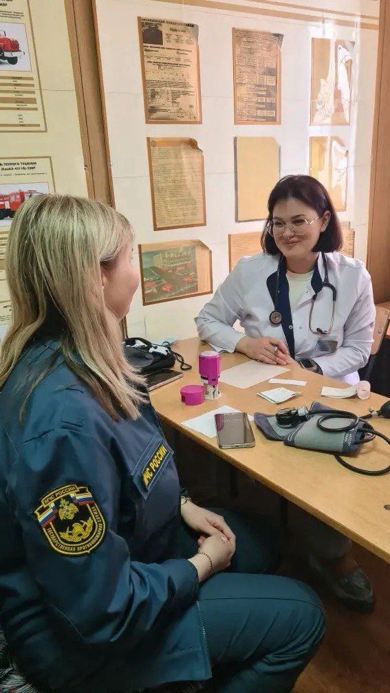 Работники Зеленодольского пожарно-спасательного гарнизона прошли диспансеризацию