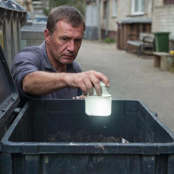 Куда деть отработанную люминесцентную лампу?