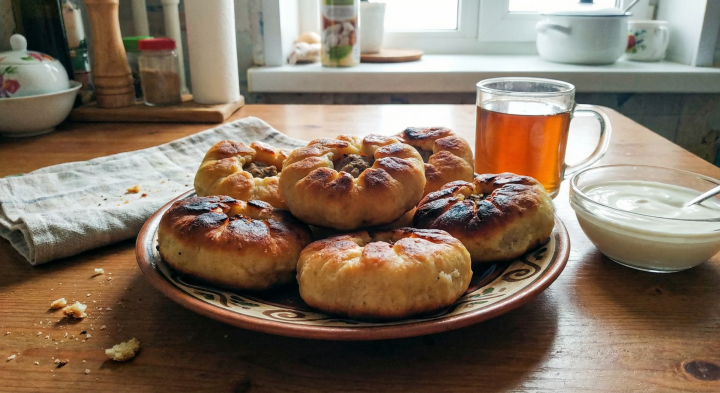 Печёные беляши с курицей: никакого масла и брызг — вкус как у жареных