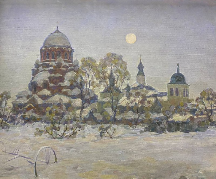 В Художественной галерее Свияжска проходит мини-выставка «Свияжские сюжеты Анатолия Крылова»