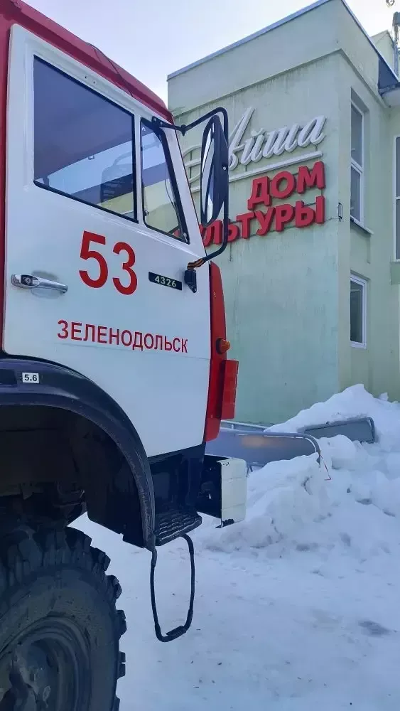 Пожарно-тактические учения провели в Айшинском доме культуры