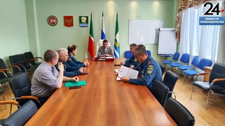 Сотрудники МЧС России проверили готовность к пожароопасному сезону в Зеленодольском районе