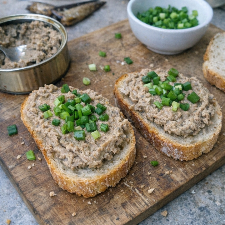 Шпротный паштет за 10 минут: праздничная закуска, которая мгновенно исчезает со стола