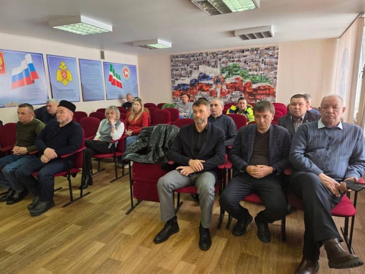 В Зеленодольске прошло заседание комиссии по чрезвычайным ситуациям