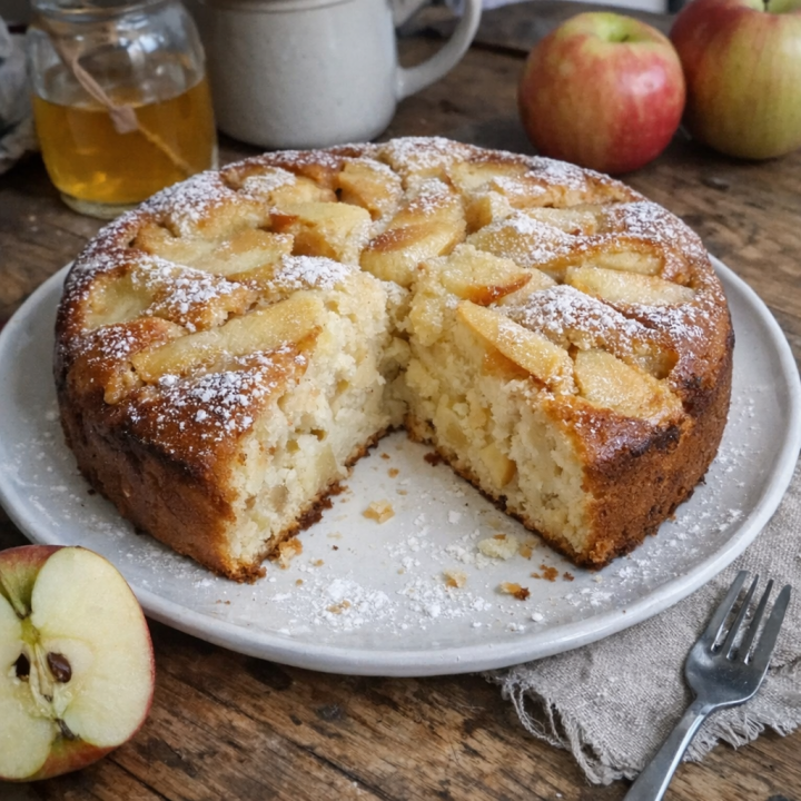 Нежный яблочный пирог на йогурте: не шарлотка, а намного вкуснее