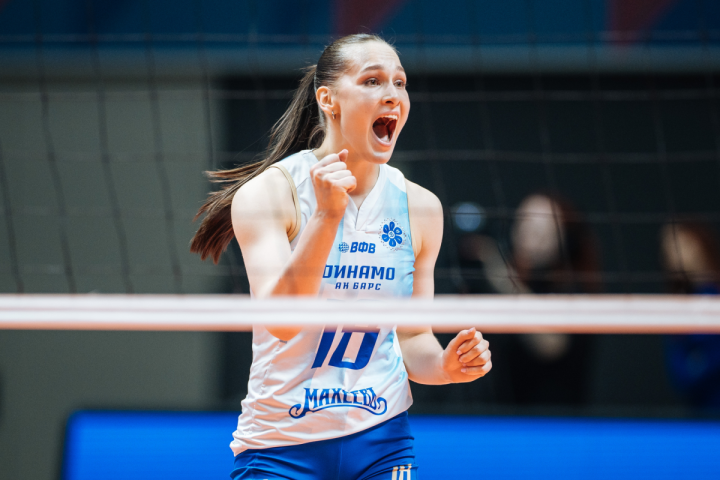 Команда «Динамо-Ак Барс» стала чемпионом России по волейболу среди женщин
