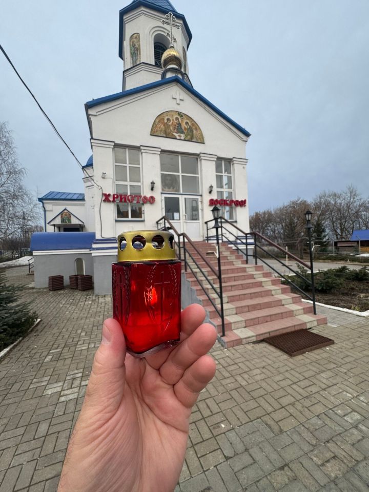 Благодатный огонь доставлен в Зеленодольск