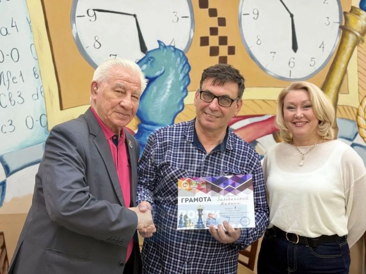 В Зеленодольске прошел турнир по шахматам среди ветеранов