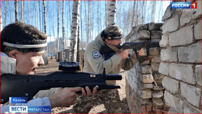 В столице Татарстана состоялись первые в регионе соревнования по лазертагу  под названием «Защитники Отечества»