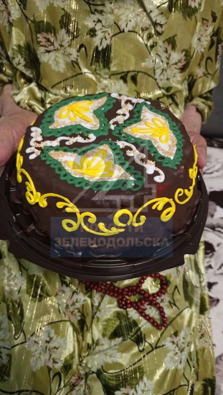 Жители с. Осиново Зеленодольского района поздравили Назагат Каримову со 103-летием