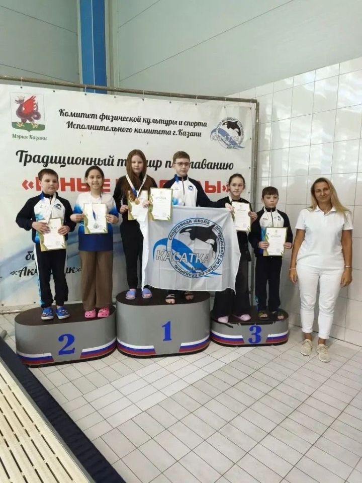 Зеленодольские пловцы завоевали серебро Республиканских соревнований