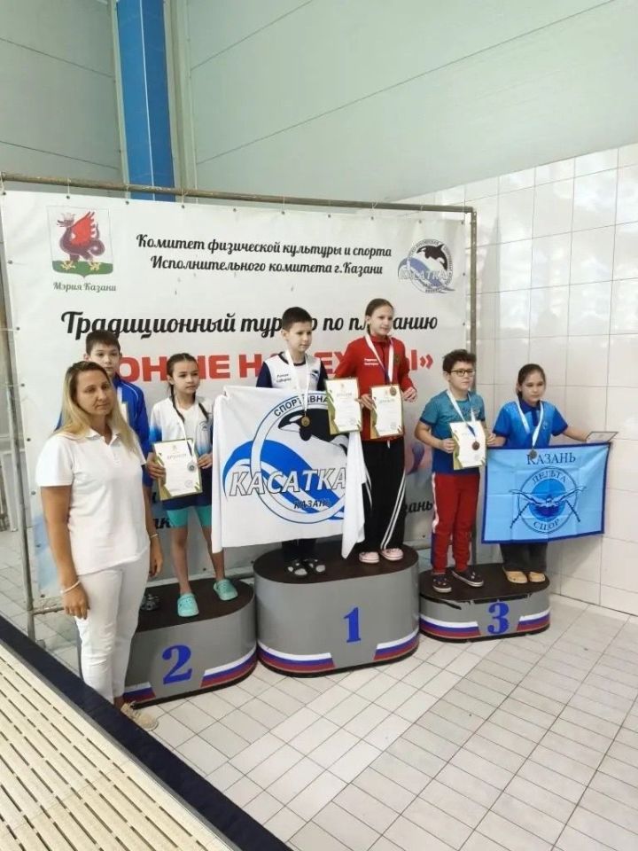 Зеленодольские пловцы завоевали серебро Республиканских соревнований