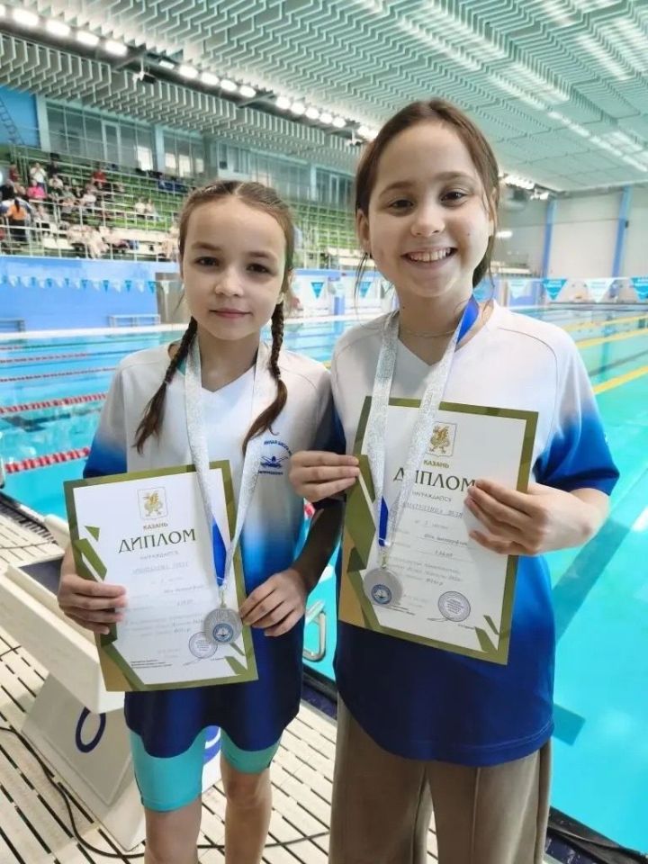 Зеленодольские пловцы завоевали серебро Республиканских соревнований