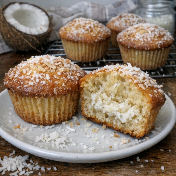 Кокосовые кексы на молоке: тропический восторг в каждой крошке