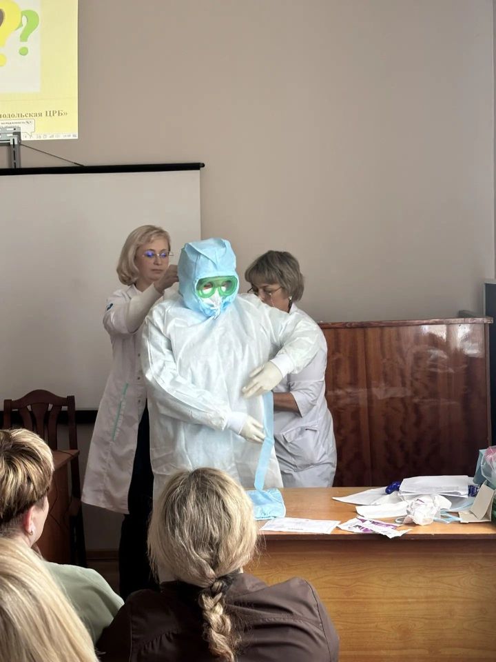 В Зеленодольской ЦРБ  прошла учеба по особо опасным инфекциям