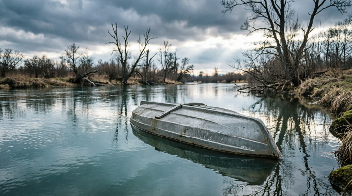 В акватории Волги в Зеленодольском районе погиб рыбак после опрокидывания лодки
