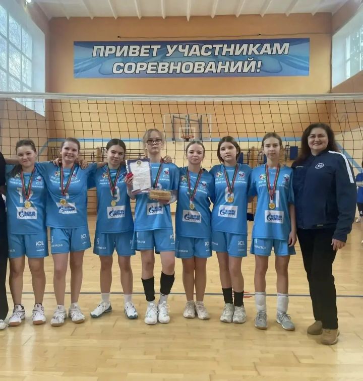 В Зеленодольском районе подвели итоги первенства по волейболу среди школьников