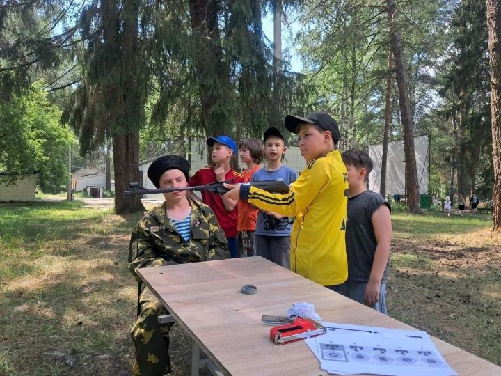 Юнармейцы  побывали в детском  оздоровительном лагере им. М. Джалиля