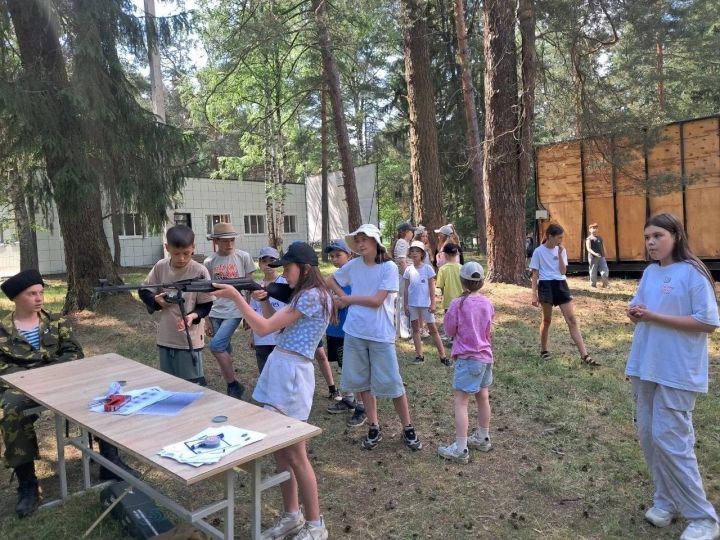 Юнармейцы  побывали в детском  оздоровительном лагере им. М. Джалиля