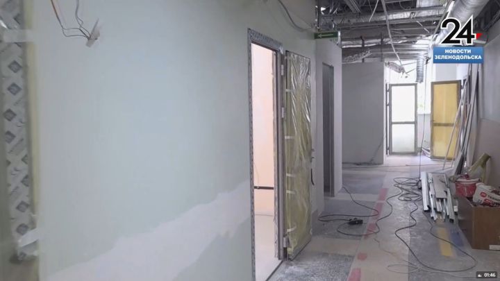 В поликлинике № 3 Зеленодольска идет капитальный ремонт