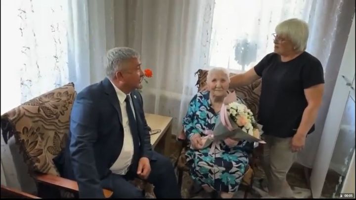Жительница Зеленодольска Егорова Вера Александровна отметила 100-летний юбилей