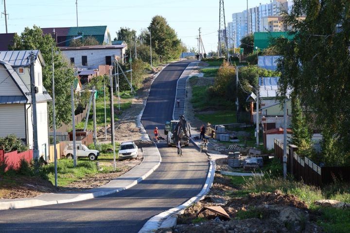 В Зеленодольске обновлено 1300 метров дорожного полотна