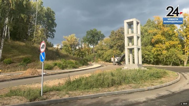 Как проходит процесс ремонта дороги по Динамовскому спуску в Зеленодольске