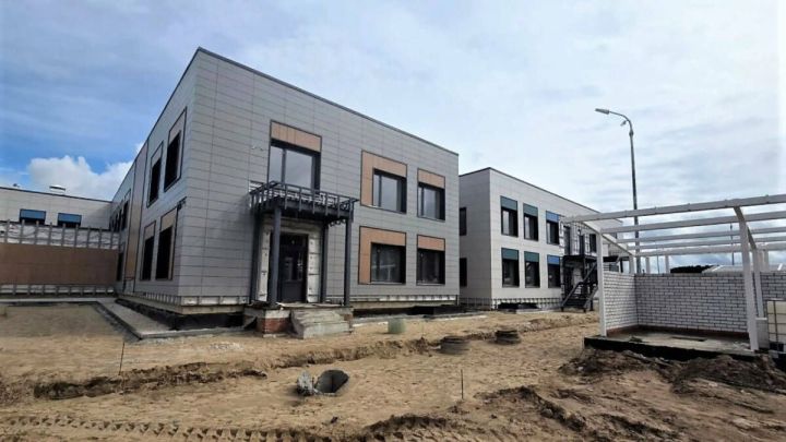 Строительство детского сада на 260 мест в Зеленодольском районе завершено на 78%