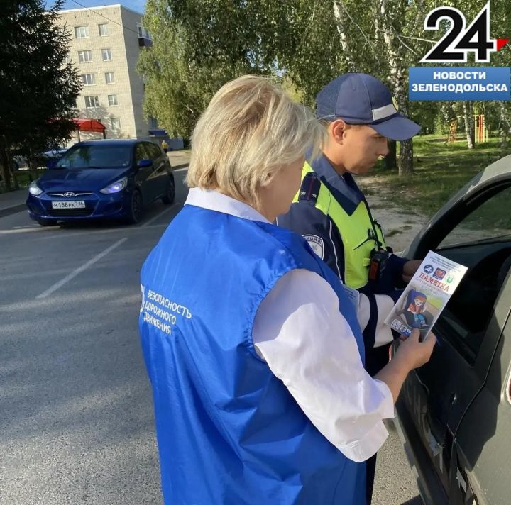 ГИБДД и ГБУ «БДД» Зеленодольска провели совместный рейд «Ребенок — главный пассажир»